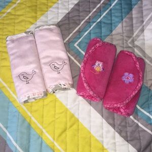 Car seat strap covers